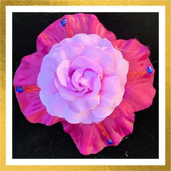 3/$20 Handmade FLOWER Floral HAIR CLIP Barrette - Picture 1 of 2